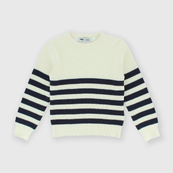 Boy's coton pullover, white Boy's coton pullover, white
