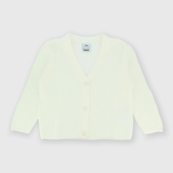 Girl's coton Cardigan, white Girl's coton Cardigan, white