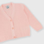 Cardigan in cotone da bambina, rosa Cardigan in cotone da bambina, rosa