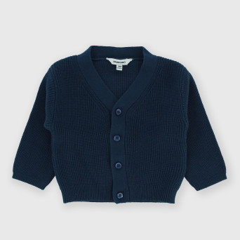Newborn coton Cardigan, blue Newborn coton Cardigan, blue