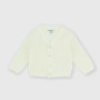 Newborn coton Cardigan, white Newborn coton Cardigan, white