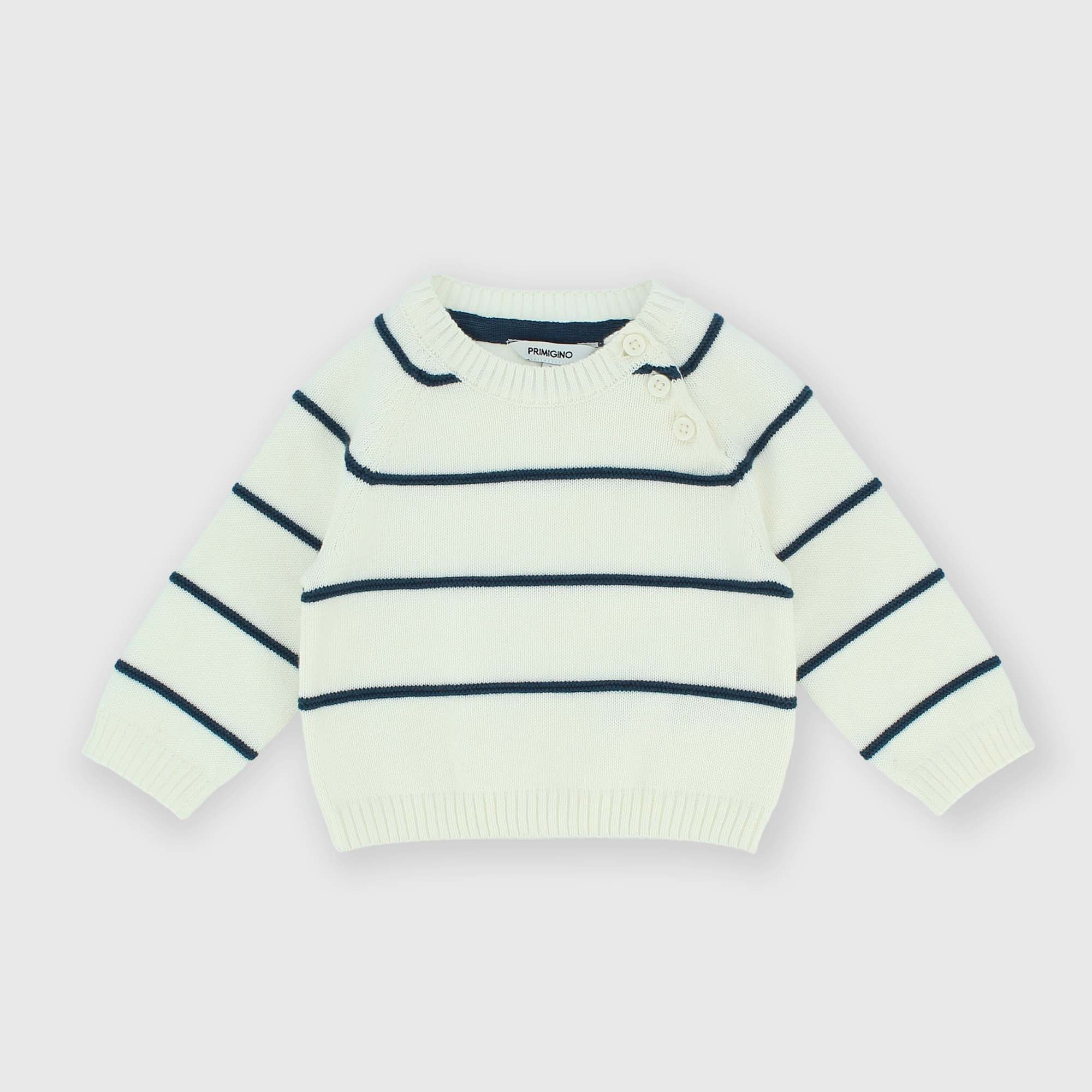 Newborn coton pullover, blue