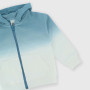 Offenes Sweatshirt mit Kapuze für Jungen, blau. Offenes Sweatshirt mit Kapuze für Jungen, blau.