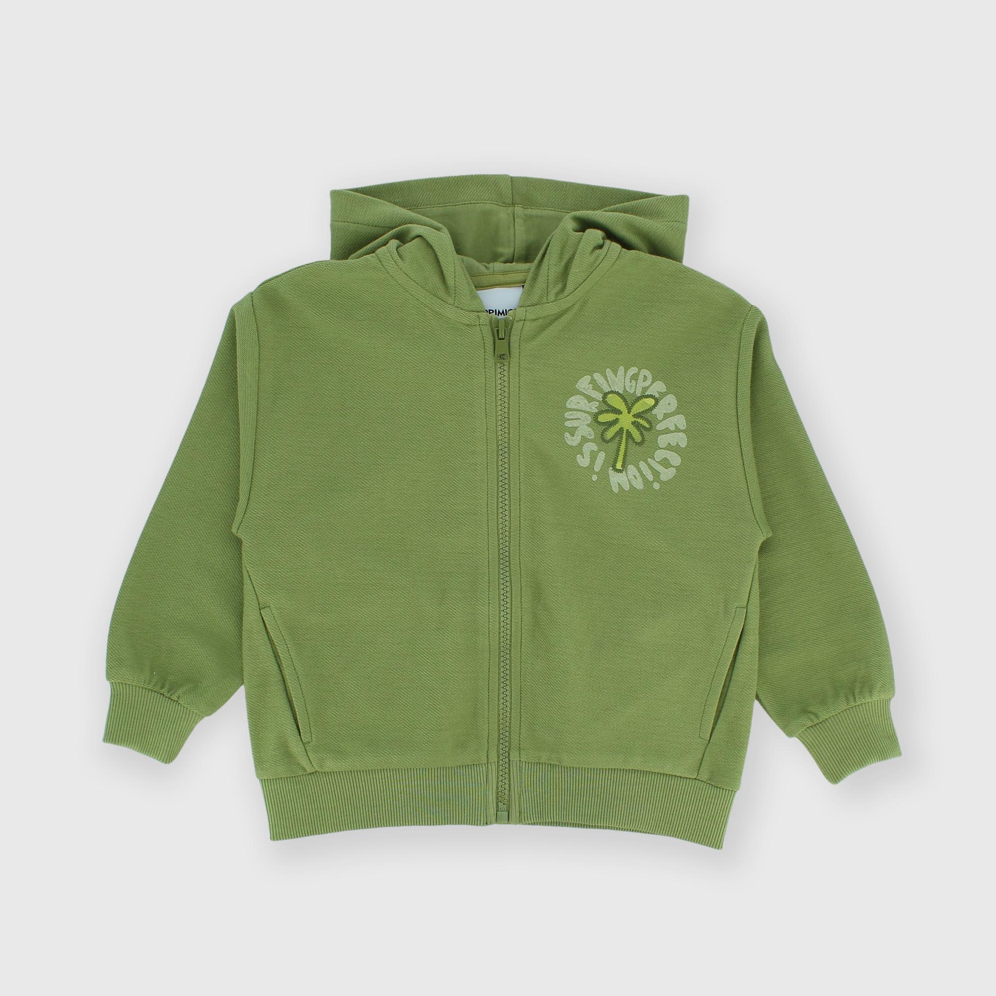 Толстовка с капюшоном для мальчиков, зеленый