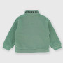 Boy's half-neck sweat-shirt, green Boy's half-neck sweat-shirt, green