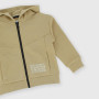 Sudadera abierta con capucha para niño, beige Sudadera abierta con capucha para niño, beige