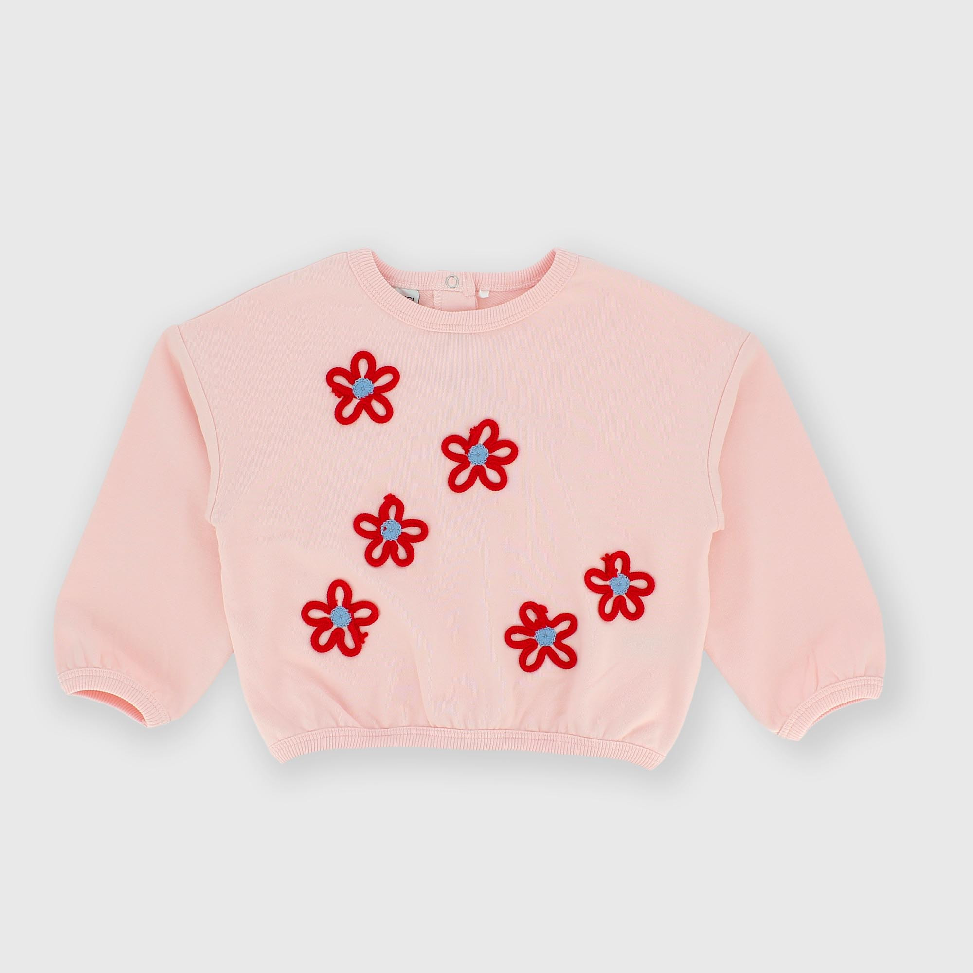 ТОЛСТОВКА С КРУГЛЫМ ВЫРЕЗОМ ДЛЯ ДЕВОЧЕК, РОЗОВЫЙ