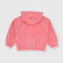 Sudadera abierta con capucha para niña, rosa Sudadera abierta con capucha para niña, rosa