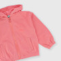 Sudadera abierta con capucha para niña, rosa Sudadera abierta con capucha para niña, rosa