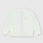 Sudadera abierta de niño, blanco Sudadera abierta de niño, blanco