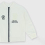 Sudadera abierta de niño, blanco Sudadera abierta de niño, blanco
