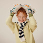 Sweatshirt mit Rundhalsausschnitt für Jungen, gelb Sweatshirt mit Rundhalsausschnitt für Jungen, gelb
