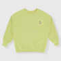 Boy's opened sweat-shirt, yellow Boy's opened sweat-shirt, yellow