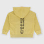 Sudadera abierta con capucha para niño, amarillo Sudadera abierta con capucha para niño, amarillo