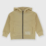 Sudadera abierta con capucha para niño, beige Sudadera abierta con capucha para niño, beige