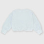 Sweat-shirt raz de cou  fille, blanc Sweat-shirt raz de cou  fille, blanc