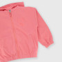 Pile ouvert avec capuchon pour fille, rose Pile ouvert avec capuchon pour fille, rose