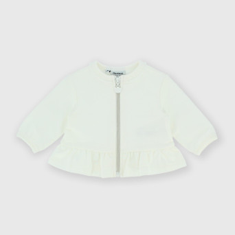 Newborn opened sweat-shirt, pink Newborn opened sweat-shirt, pink