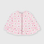 Newborn open sweat-shirt, pink Newborn open sweat-shirt, pink
