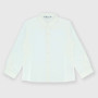 Camicia in cotone-lino da bambino, bianco Camicia in cotone-lino da bambino, bianco