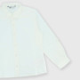 Camicia in cotone-lino da bambino, bianco Camicia in cotone-lino da bambino, bianco