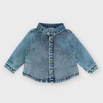 Newborn jeans shirt, blue Newborn jeans shirt, blue