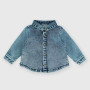 Camicia in jeans da neonato, blu Camicia in jeans da neonato, blu