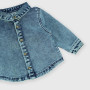 Camicia in jeans da neonato, blu Camicia in jeans da neonato, blu