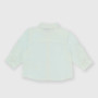 Newborn coton-linen shirt, white Newborn coton-linen shirt, white