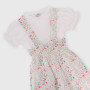 Conjunto de dos piezas para niña, blanco Conjunto de dos piezas para niña, blanco