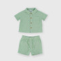 Two-piece suit for newborn, green Two-piece suit for newborn, green