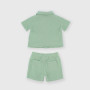 Two-piece suit for newborn, green Two-piece suit for newborn, green
