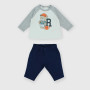 Conjunto de dos piezas de bebé, blanco Conjunto de dos piezas de bebé, blanco