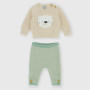 Two-piece suit for newborn, beige Two-piece suit for newborn, beige