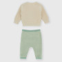 Two-piece suit for newborn, beige Two-piece suit for newborn, beige
