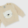Two-piece suit for newborn, beige Two-piece suit for newborn, beige