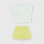 Two-piece suit for newborn, white Two-piece suit for newborn, white