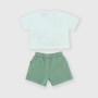 Two-piece suit for newborn, white Two-piece suit for newborn, white