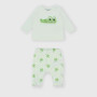 Two-piece suit for newborn, white Two-piece suit for newborn, white