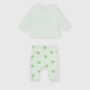 Two-piece suit for newborn, white Two-piece suit for newborn, white