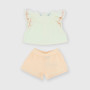 Conjunto de dos piezas de bebé, blanco Conjunto de dos piezas de bebé, blanco