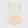 White two-piece baby girl outfit White two-piece baby girl outfit