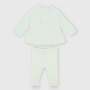 White two-piece baby girl outfit White two-piece baby girl outfit
