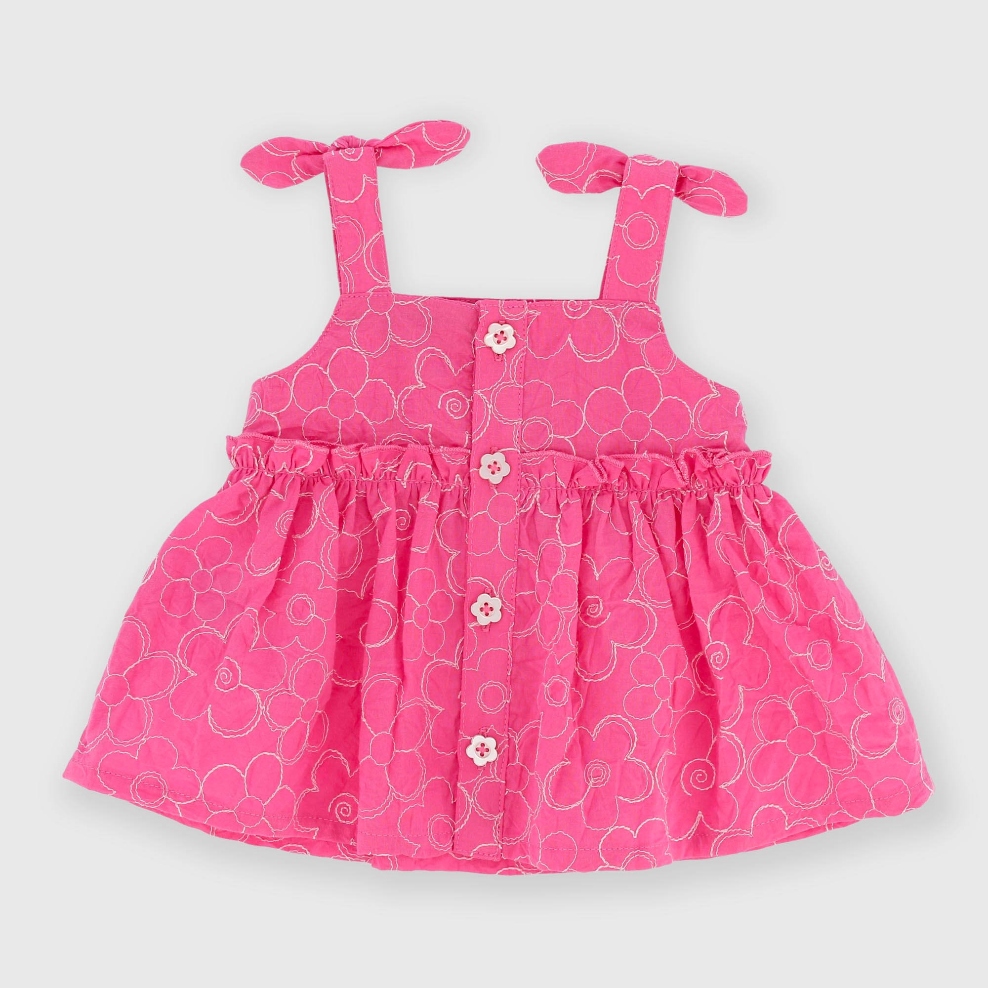 Комплект для новорожденной из двух частей, розовый