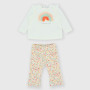 Conjunto de dos piezas de bebé, blanco Conjunto de dos piezas de bebé, blanco