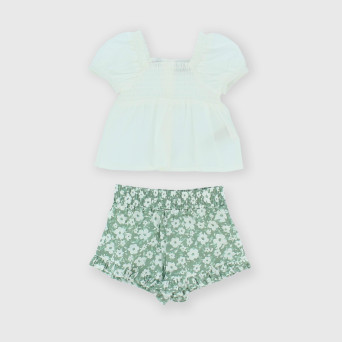Conjunto de dos piezas de bebé, blanco Conjunto de dos piezas de bebé, blanco