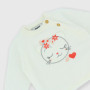Conjunto de dos piezas de bebé, blanco Conjunto de dos piezas de bebé, blanco
