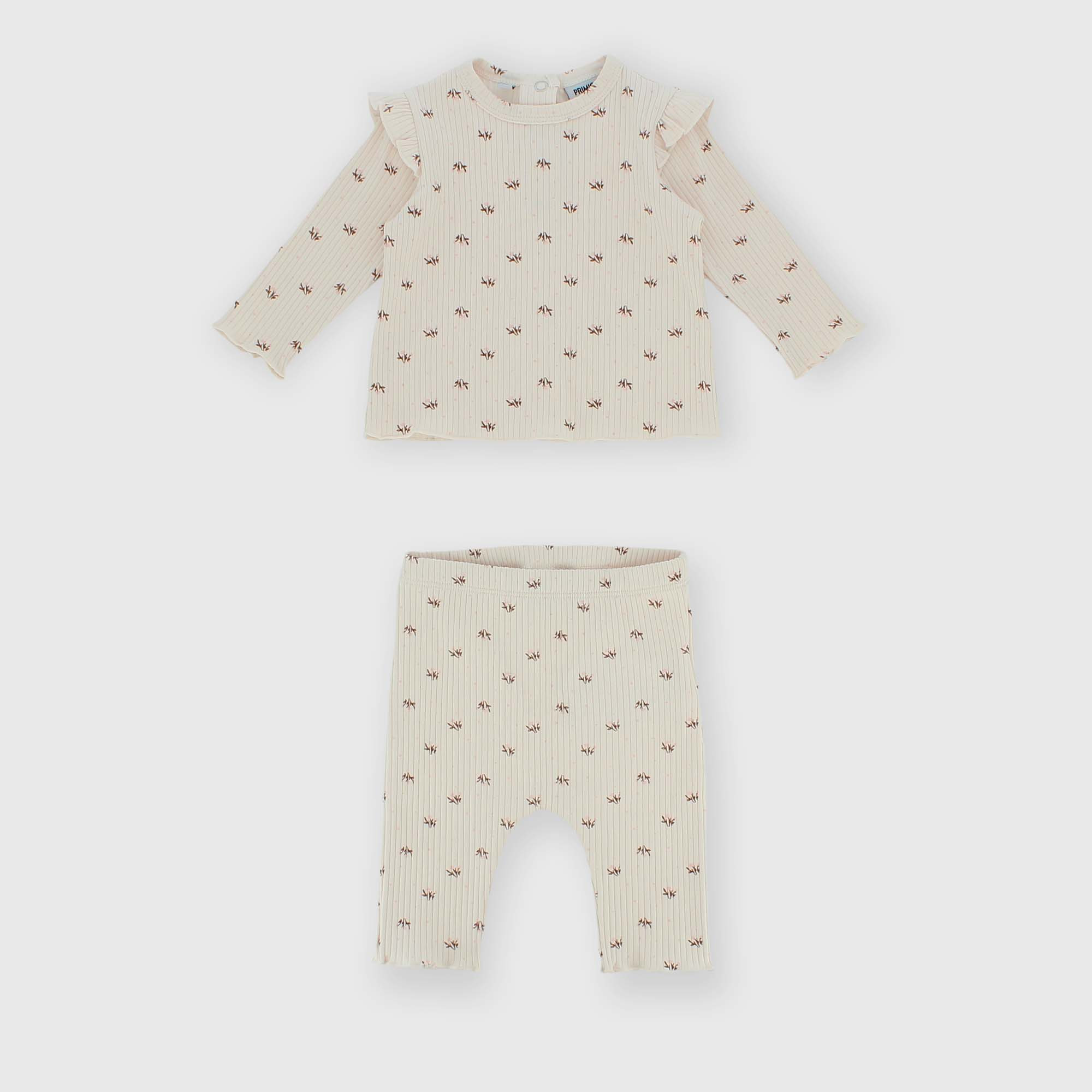 Комплект для новорожденной из двух частей, розовый