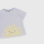 Conjunto de dos piezas para bebé, morado Conjunto de dos piezas para bebé, morado