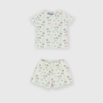 Conjunto de dos piezas de bebé, blanco Conjunto de dos piezas de bebé, blanco